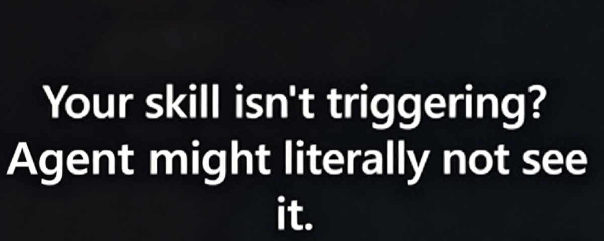 Why Your Skill Isn't Triggering article cover